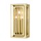 Z-Lite Easton Wall Sconce, 3-Light, 8 In.W x 5 In.L x 16 In.H, Rubbed Brass/Rubbed Brass 3038-3S-RB - alternate 1
